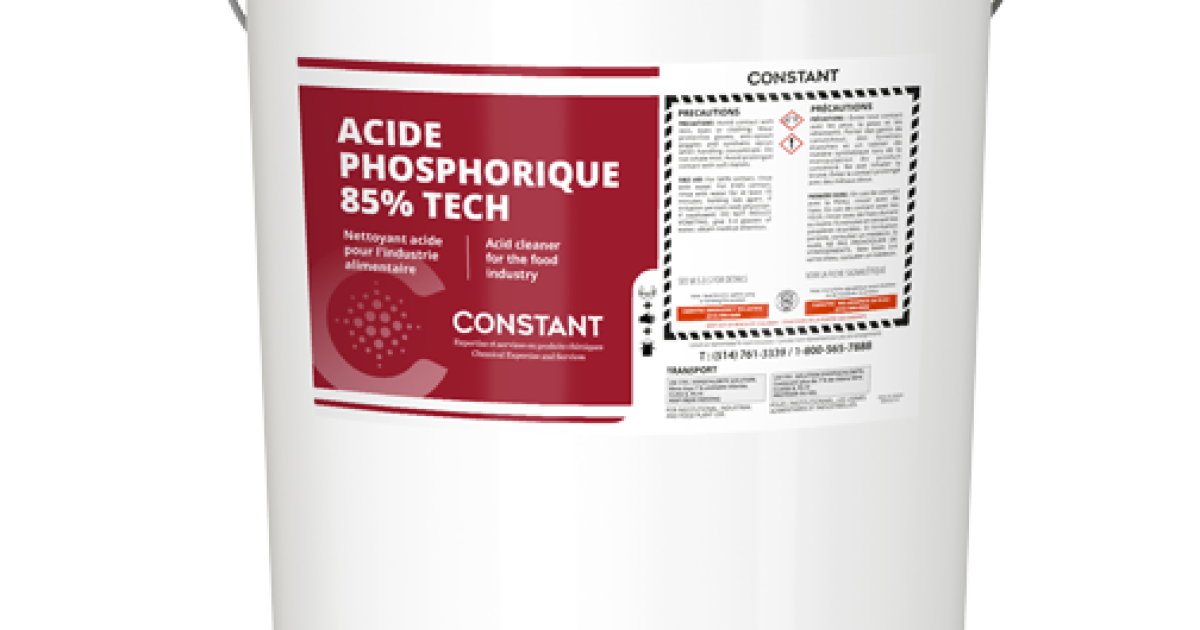 ACIDE PHOSPHORIQUE 85% TECH - Constant