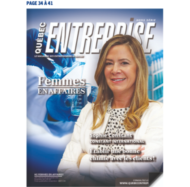 Sophie Constant Featured in Québec Entreprise